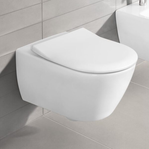 Villeroy & Boch Subway 2.0 WC-Sitz mit Absenkautomatik & abnehmbar, weiß