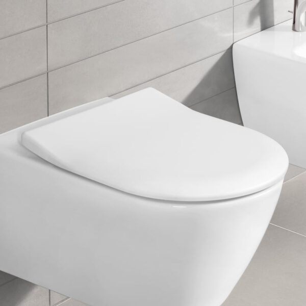 Villeroy & Boch Subway 2.0 WC-Sitz mit Absenkautomatik & abnehmbar, weiß
